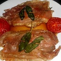 recette Escalope de dinde a la sauge et au jambon de pays