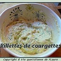 recette Rillettes de courgettes