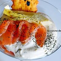 recette Verrine à la crème d'artichaut et thon en tapenade accompagnée de saumon fumé