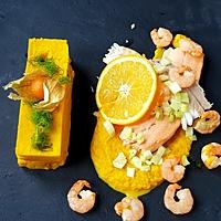 recette Trio de poisson ,purée et coulis de fenouil à l'orange et curcuma ( recette light et pleine de goût !)