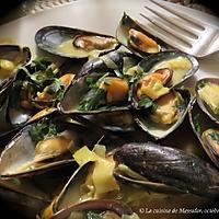 recette Moules à l’indienne, sauce cari-coco +