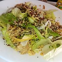 recette Salade de poulet au graines