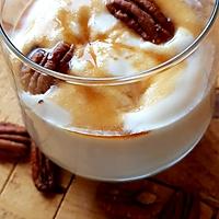 recette Glace aux noix de pécan et sirop d'érable ( recette sans oeufs,sans cuisson, sans sorbetière !!!.. )