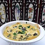 recette ESCARGOTS SAUCE MOUTARDE  A LA CREME