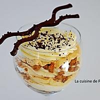 recette Verrine de crème dulcey, vanille et spéculoos