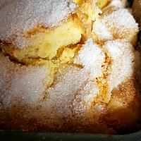 recette Cake aux pommes, amaretto et couche craquante