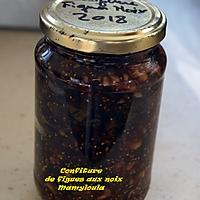 recette Confiture de figues aux noix