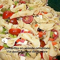 recette Gansettes en salade composée