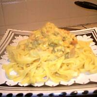 recette tagliatelle saumon crevettes