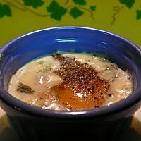 recette OEUFS EN COCOTTE AU ROQUEFORT