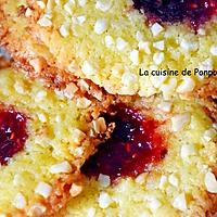 recette Croquants à la confiture de framboise