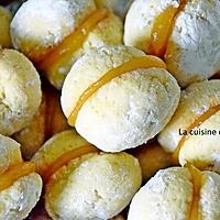 recette Biscuit au beurre garni de lemon curd
