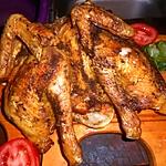 recette Poulet roti en crapaudine ,citron et gingembre