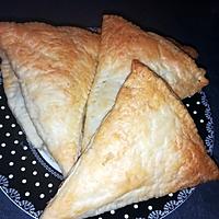 recette Triangles feuilletées jambon champignons