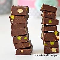 recette Fudge au chocolat et fruits secs