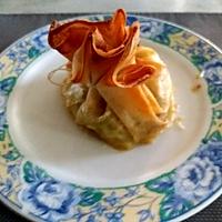 recette Aumonières aux poireaux et Munster