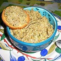 recette Tapenade verte à la poudre d'amande