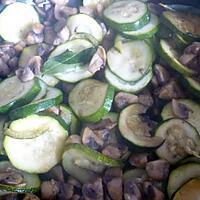 recette Champignons-courgettes à la provençale