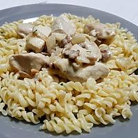 recette Poulet à la crème de moutarde