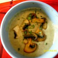 recette Soupe de champignons