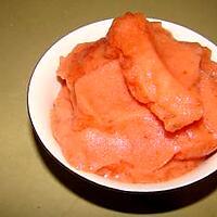 recette Sorbet à la fraise