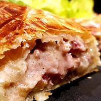 recette Feuilleté à l'andouillette sauce bière et moutarde ( Pour finir ma fricassée )