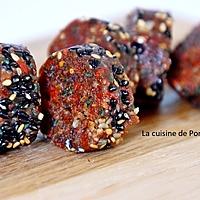 recette Barre énergétique pécan datte goji et spiruline, végan