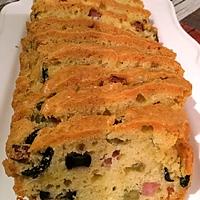 recette CAKE OLIVES JAMBON