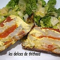 recette terrine de topinambours, mozzarella et tomates