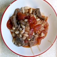 recette boeuf haricot blanc tomates