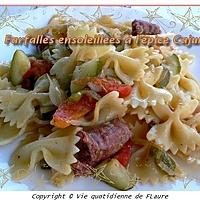 recette Farfalles ensoleillées à l'épice Cajun