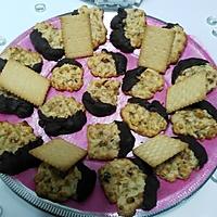 recette Florentin aux biscuits  ..... Thé   &   amandes ... pistaches ... fruits confits