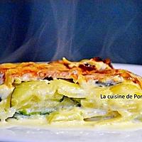 recette Gratin dauphinois et ses courgettes, plat végétarien