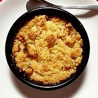 recette Crumble pomme/cannelle