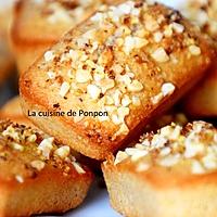 recette Financier à la crème de marron aux éclats de châtaignes