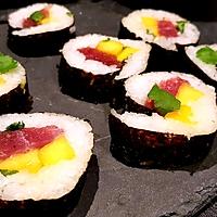 recette Makis au thon mangue coriandre