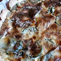 recette Tarte chèvre & courgette