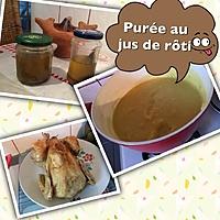 recette PURÉE AU JUS DE RÔTI