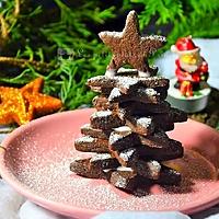 recette Sapin de Noël en sablés chocolat orange