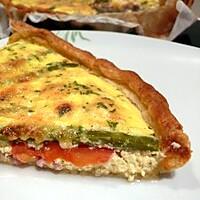 recette Quiche aux asperges vertes à la tomate