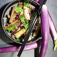 recette Aubergines à l'asiatique