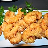 recette Crevettes  Pannées  au Panko