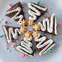 recette Brownie de Noël ... déguisé en sapin !