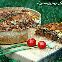 recette Tarte aubergines et courgette