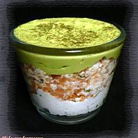 recette Verrine à l'avocat, au saumon fumé & au fromage frais