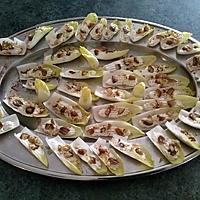 recette Barquettes d'endives fromage dattes noix