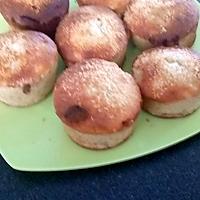 recette muffins banane coeur nutella et éclat de coco