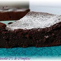 recette Fondant Chocolat 0% de complexe