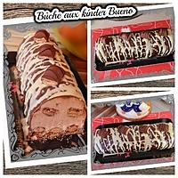 recette Bûche aux Kinder Bueno