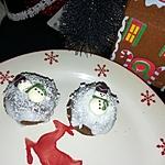 recette Cupcakes moelleux au chocolat enneigé et son bonhomme de neige
